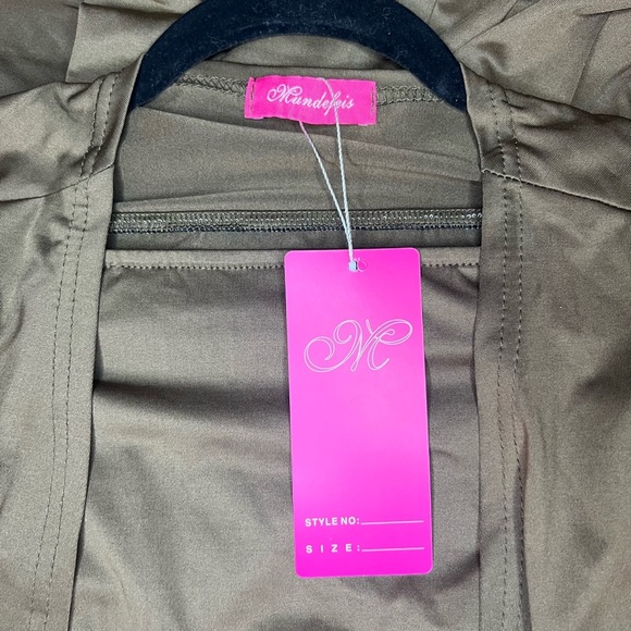 Mundefeis Cardigan and Strapless Dress Two Piece Size Large - Picture 2 of 2